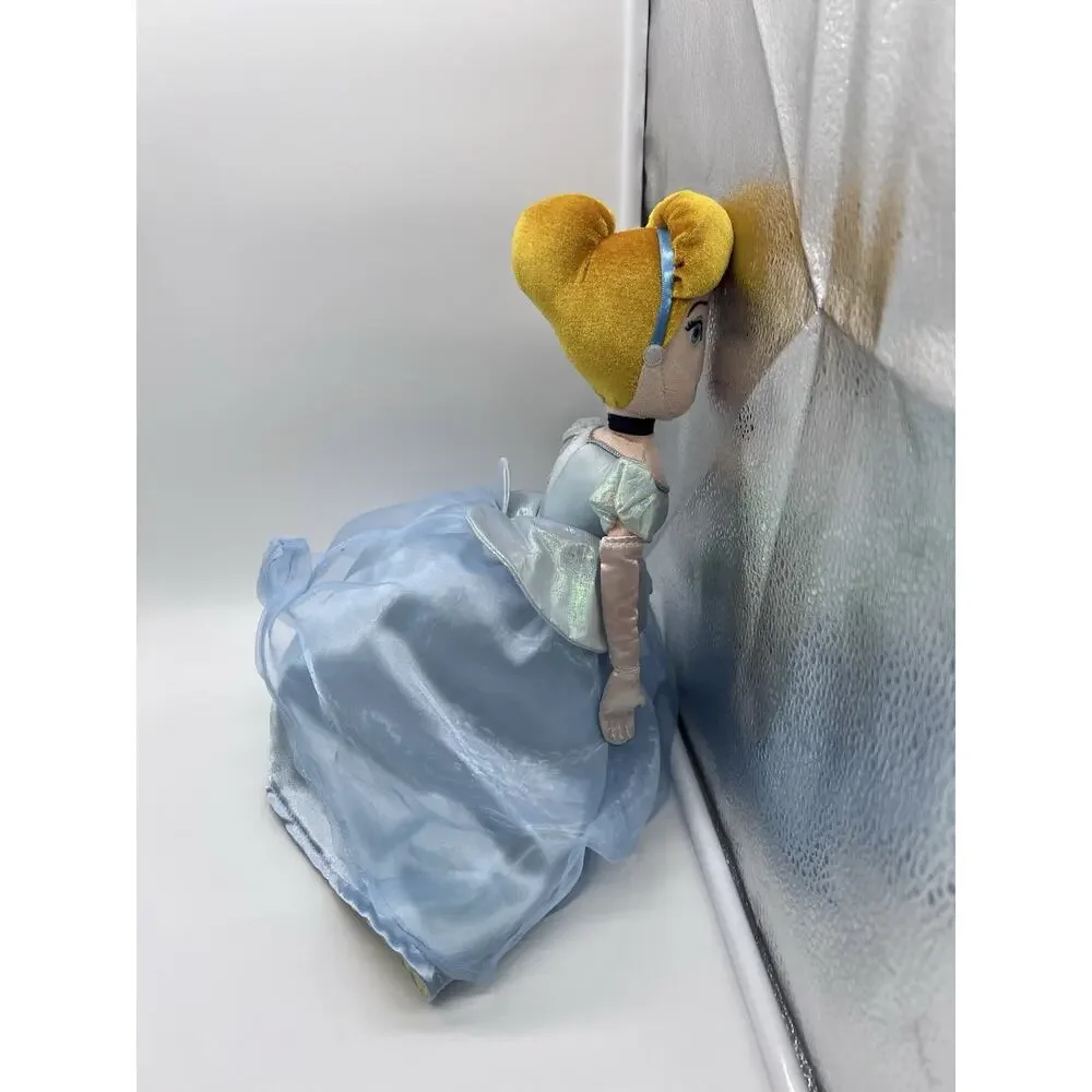 DISNEY SOFT PLUSH FLIP DOLL CINDERELLA BELLE LOVELY PRINCESS OUTFITS 14”